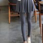 Leggings Skirt With Pants Solid Skinny Autumn Footless Legging Fake Two Pieces Pencil Pants 3 Styles