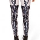 Mechanical Mermaid White Leggings 2016 fashion new women Digital Print Galaxy Pants