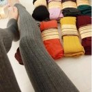 13 colors New Leggings For Women Casual Warm Winter Stirrup Legging Line Stripe Knitted Thick Slim L
