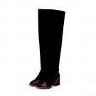 shoes 2017 woman motorcycle shoes knee high boots winter dating and shopping shoes women