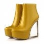 shoes 2017 new arrival women ankle boots modern round toe side zipper platform fashion boots women f