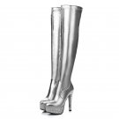 shoes 2017 women fashion rhinestone thin high heels modern riding boots over the knee boots short pl