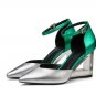 fashion sandals summer high heels woman new 2017 shallow shoes pumps pointed toe wedges ladies party