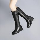 Women\'s Winter Shoes Natural Wool Genuine Leather Women Winter Boot High Quality Knee High Boots Br