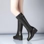 Women\'s Winter Shoes Natural Wool Genuine Leather Women Winter Boot High Quality Knee High Boots Br