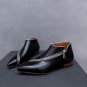 Real Leather Pumps Women Pointed Toe Zipper Autumn Shoes