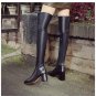 WETKISS Over The Knee Boots Concise Style Riding Boots Winter Made Of Genuine Leather Sexy High Heel