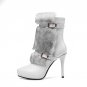 Buckle Strap Ankle Boots New Arrival Luxury Fur Winter Boots Genuine Leather Ladies Shoes Woman Supe