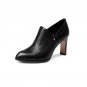 Embossed Cow Leather Pumps High Spike Heel Women\'s Shoes 2018 New Arrival Zipper Ladies Pumps Point