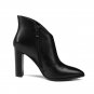 Elegant Ladies Ankle Boots Easy Walking Square High Heels Female Shoes Woman Genuine Leather Pointed