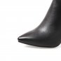 Top quality cow leather boots in spring autumn high heels shoes woman ankle boots sexy lady party bo