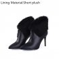 New boots female genuine leather boots top quality autumn winter thin heels shoes woman ankle boots 