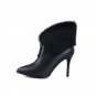 New boots female genuine leather boots top quality autumn winter thin heels shoes woman ankle boots 