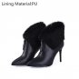 New boots female genuine leather boots top quality autumn winter thin heels shoes woman ankle boots 