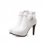 Genuine leather boots in spring autumn boots female sexy lady fashion thin heels shoes woman ankle b