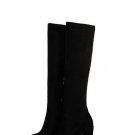 Over the knee boots for women genuine leather boots woman platform shoes solid zip stretch boots big