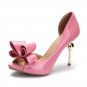 new arrival stiletto high heels peep toe women sandals slip on high quality genuine leather solid pa