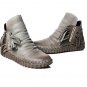 Genuine Leather Tassel Handmade Short Boots Woman 2017 Winter Plush Fur Warm Female Winter Ankle Boo