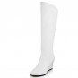 women real leather high heels over knee boots long boot winter warm botas militares footwear shoes R