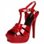 quality genuine leather high heel sandals women sexy footwear fashion lady shoes R4425 hot sale 33-4