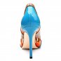 Women High Heel Shoes Pionted Toe Pumps Cut out Mix Color Wedding Party Dress Shoes Ladies Footwear