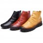 Winter Warm Short Plush Ankle Boots 2017 Spring Fashion Genuine Leather Pleated Women Short Boots Fe