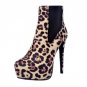 Women Round Toe Ankle Boots Suede Leather Woman Platform High Heel Botas Lady Brand Quality Autumn W