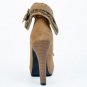 Women Lace Up Platform Ankle Boots Woman Retro Spike Heel Botas Fashion Ladies Suede Leather Heels S