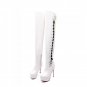 size 32-43 women high heel over knee boots cross strap winter warm riding long boot sexy heels footw