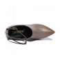 size  women genuine leather pointed toe ankle strap high heel shoes brand heels pumps ladies heeled 