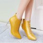 women genuine leather wedge shoes sexy brand fashion see through heels fashion zipper sexy pumps sho