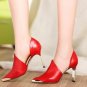 women real leather stiletto pointed toe high heel shoes brand sexy fashion pumps ladies heeled shoes
