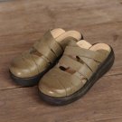 Women Shoes Wedges Slides Round Toes Cut Out 2017 Summer New Arrival Women Slippers