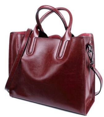 Women Genuine Leather Handbags Luxury For Women Cow Famous Brands Designer Handbags High Quality Bol