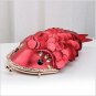 Perfect Gold Silver CLUTCH/PURSE Fish Shape Bag Stylish Genuine Cowhide ModernBag Ladies Brand Desig