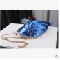 Perfect Gold Silver CLUTCH/PURSE Fish Shape Bag Stylish Genuine Cowhide ModernBag Ladies Brand Desig