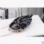 Perfect Gold Silver CLUTCH/PURSE Fish Shape Bag Stylish Genuine Cowhide ModernBag Ladies Brand Desig