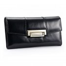 Brand Ladies Money Purse Soft Cowhide Real Leather Cards Holder Fashion Red Clutch Wallets Women