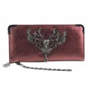 women wallets Retro Deer Head Long Purse Ladies Card Holder Clutch billeteras para mujer walet #GHYW