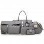 Brand Luxury Diamond Lattice PU Leather 6 Pcs Set Women Handbag Female Shoulder Crossbody Messenger