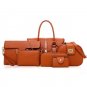 Brand Luxury Diamond Lattice PU Leather 6 Pcs Set Women Handbag Female Shoulder Crossbody Messenger