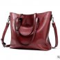 2017 Large Capacity Women Bag Vintage Ladies Handbags Zipper Casual Pu Clutch Oil Wax Leather Totes 
