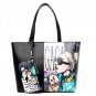 PU Leather Female Shoulder Bag With Small Clutch New Women Handbag Winter Sweet Ladies Printed Carto
