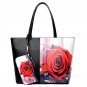 PU Leather Female Shoulder Bag With Small Clutch New Women Handbag Winter Sweet Ladies Printed Carto