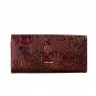 High Quality Wallet Floral Printed Ladies Leather Wallets Long Money Clip Business Card Colder Clutc