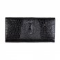 Alligator Purse Long Women\'s Wallets Fashion Phone Card Key Solid Female Clutch Luxury Brand New Ca