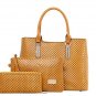 Brand New Luxury PU Leather Handbag 3 Pcs Composite Bags Set Lady Shoulder Crossbody Women Bag Femal