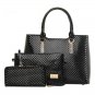 Brand New Luxury PU Leather Handbag 3 Pcs Composite Bags Set Lady Shoulder Crossbody Women Bag Femal