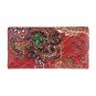 Women Purses Vintage Genuine Leather Credit Card Holder Wallet Luxury Brand Long Red Clutch Phone Ba