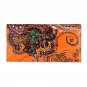 Women Purses Vintage Genuine Leather Credit Card Holder Wallet Luxury Brand Long Red Clutch Phone Ba